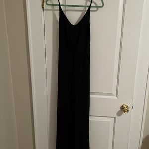 Black maxi dress